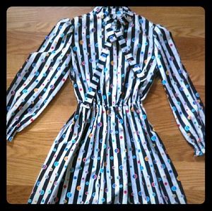 Polka Dots and Stripes Dress